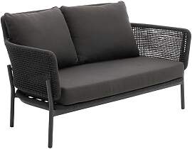 Interliving 7005 Gartenbank Aluminium/Rope/Olefin
