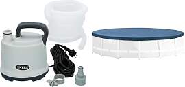 Intex 28606, Grau & 28031 Round Pool Cover -