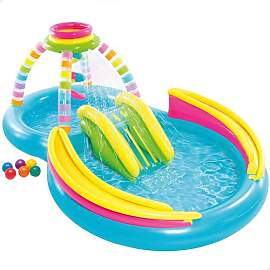 Intex Rainbow Funnel Play Center, aufgeblasene