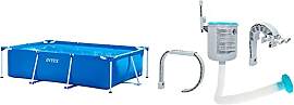 Intex Rectangular Frame Pool - Aufstellpool, Blau
