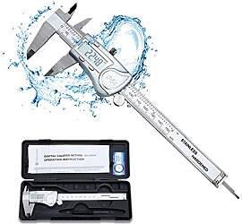 INTIRILIFE Digitaler Messschieber in Silber –