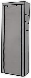 INTIRILIFE Faltschrank 170x58x28 cm in ASCH GRAU - 