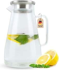 Intirilife Glaskaraffe 1,5L- Hitzebeständiger