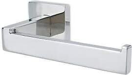 Intirilife Toilettenpapierhalter in Silber - 15 x