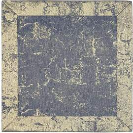 invitta Tischdeckchen Grau Gold 50x50 cm –