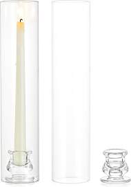 Inweder Glaszylinder Windlicht Kerzenhalter für