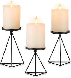 Inweder Kerzenständer für Stumpenkerzen: 3er