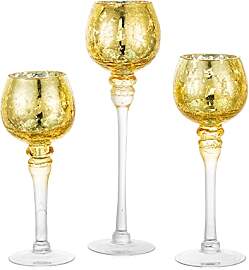Inweder Teelichthalter Glas Teelicht Kerzenhalter
