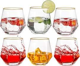 Inweder Trinkgläser 6er Set - Stiellose