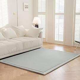 IOTXY Koralle Samt Teppich für Kinder -