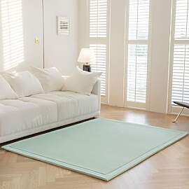 IOTXY Koralle Samt Teppich für Kinder -