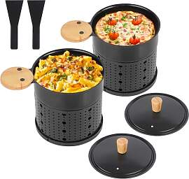 ipow 2er Set Mini Raclette Grill, Racletteofen Set 