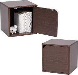 Iris Ohyama, Bücherregal mit Regal und Tür, Set