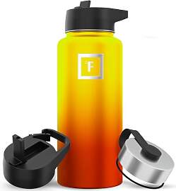 Iron Flask Sportwasserflasche - 945 ml, 3 Deckel
