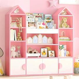 IRONCK Kinderregal, Bücherregal Kinder mit 4