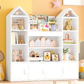 IRONCK Kinderregal, Bücherregal Kinder mit 4