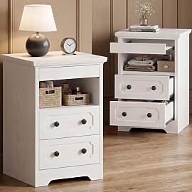 IRONCK Nachttisch 2er Set, Moderne Nachtkonsole