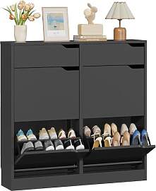 IRONCK Schuhschrank mit 4 Klappen, Schuhkipper