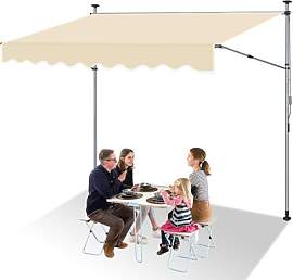 ISOISL Klemmmarkise 400 cm Breit, Balkon