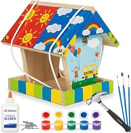 ITA DIY Futterhaus für Vögel zum Zusammenbauen