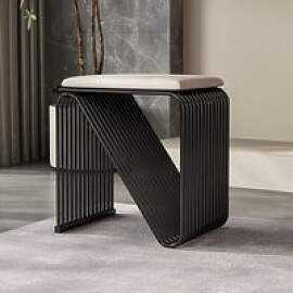 Italienischer leichter Luxus-N-niedriger Hocker,