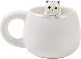 I-TOTAL® - Keramiktasse mit Tiermotiv aus Keramik 