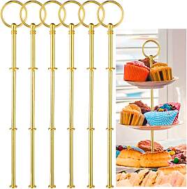 Itoyx 6 Pack Etageren Stangen Set Etagere 3 Etagen 