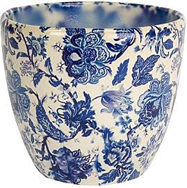 Ivyline Monza Vintage Blue Indoor Pflanzgefäß