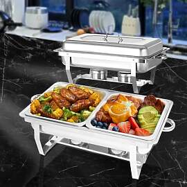 Jacgood Chafing Dish Profi Set Toulouse, Edelstahl 