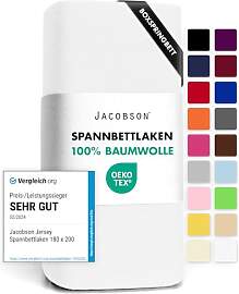 Jacobson Jersey Spannbettlaken Spannbetttuch