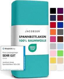 Jacobson Jersey Spannbettlaken Spannbetttuch