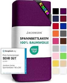 Jacobson Jersey Spannbettlaken Spannbetttuch