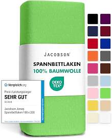 Jacobson Jersey Spannbettlaken Spannbetttuch