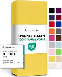 Jacobson Jersey Spannbettlaken Spannbetttuch