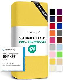 Jacobson Jersey Spannbettlaken Spannbetttuch