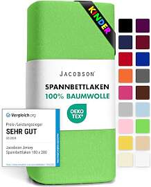Jacobson Jersey Spannbettlaken Spannbetttuch