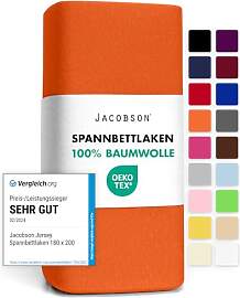 Jacobson Jersey Spannbettlaken Spannbetttuch