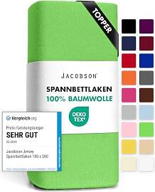 Jacobson Jersey Spannbettlaken Spannbetttuch