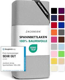 Jacobson Jersey Spannbettlaken Spannbetttuch