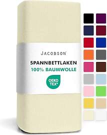Jacobson Jersey Spannbettlaken Spannbetttuch