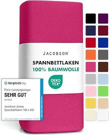 Jacobson Jersey Spannbettlaken Spannbetttuch