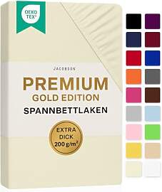 Jacobson Premium Spannbettlaken 200 g/m² Jersey