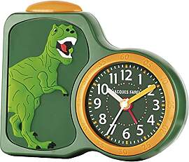 JACQUES FAREL Kinder-Wecker Jungen 3D Dinosaurier