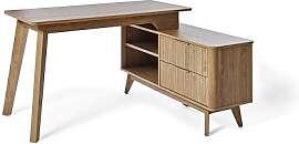 Jahnke Eckschreibtisch Wave C 150 E Montana Eiche