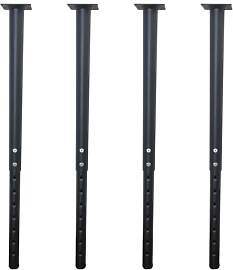 Jahof Tischbeine Metall Höhenverstellbar 55-90 cm 