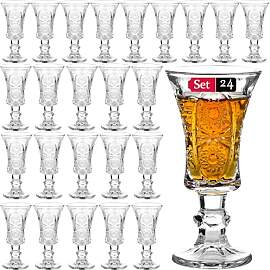 JAIEF Runde 45 ml Schnapsgläser, bleifreies Glas, 