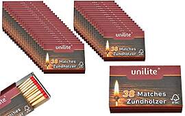 jameitop® Streichhölzer 60 Schachteln Feuer/Holz 