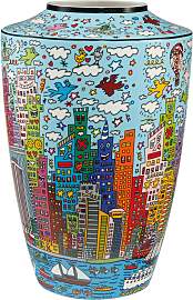 James Rizzi Porzellanvase New York City Day H.