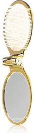 Janeke Gold Line Golden Folding Hair-Brush with