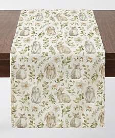JANGYUHH Romantischer Ostern Tischläufer 40x140
